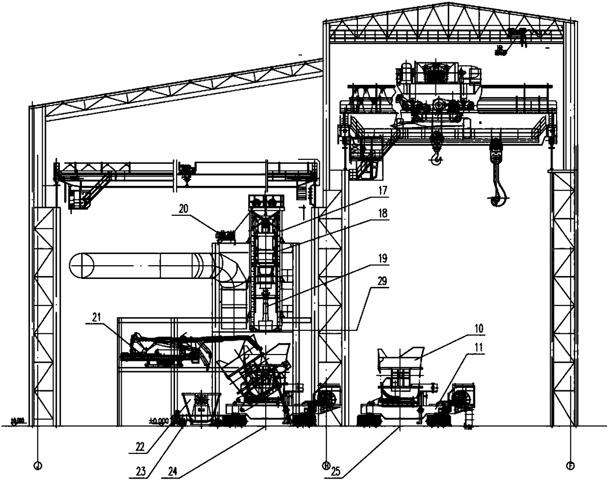 Converter dust removal ash iron recovery system and method based on KR desulfurization station