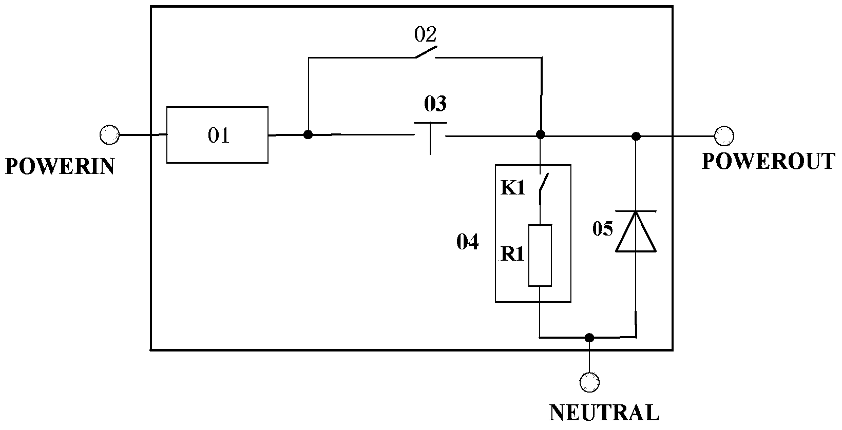 Current-limiting hybrid power controller