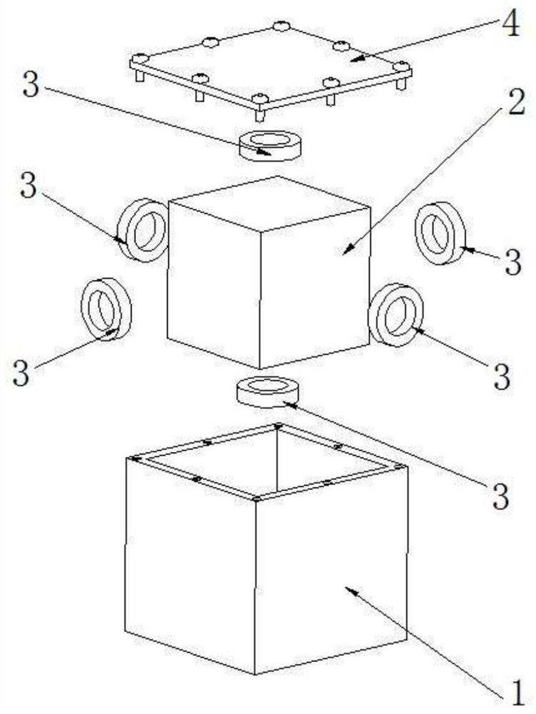 A cavity high-q three-mode dielectric resonant structure and a filter containing the resonant structure