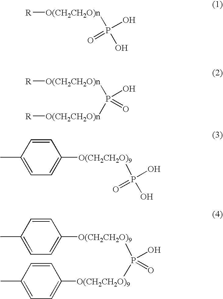 Method for the termination of anionic polymerization using phosphate ester/water mixture