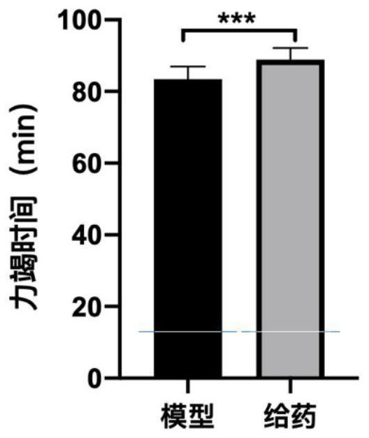 Application of 18β-glycyrrhetinic acid in the preparation of products that enhance the body's anti-fatigue ability