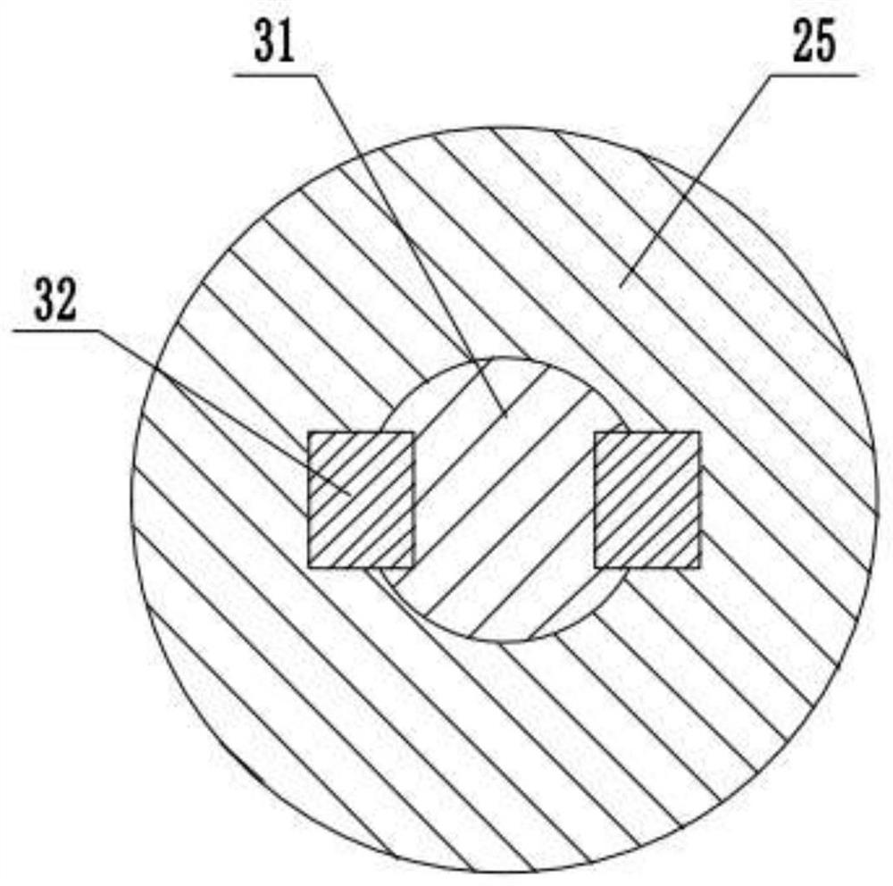 Concrete continuous output mixing device for road construction