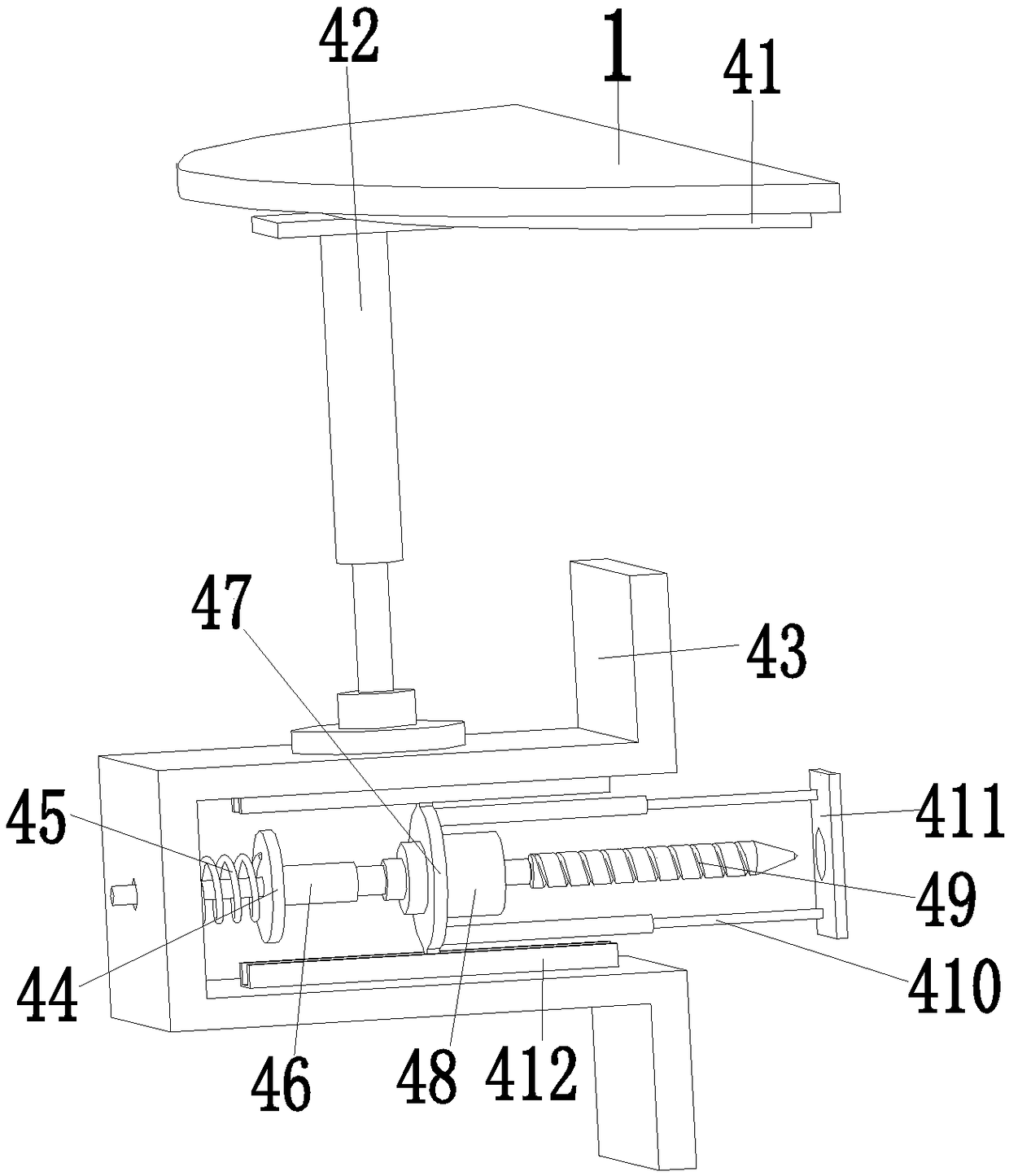 Portable automatic drilling device for galvanized steel pipes and drilling method of portable automatic drilling device