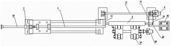 Descaling equipment for high temperature billet in hot extrusion process of seamless steel pipe