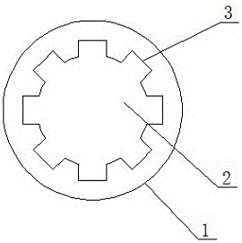 Steering wheel connecting shaft dislocation device for automobile