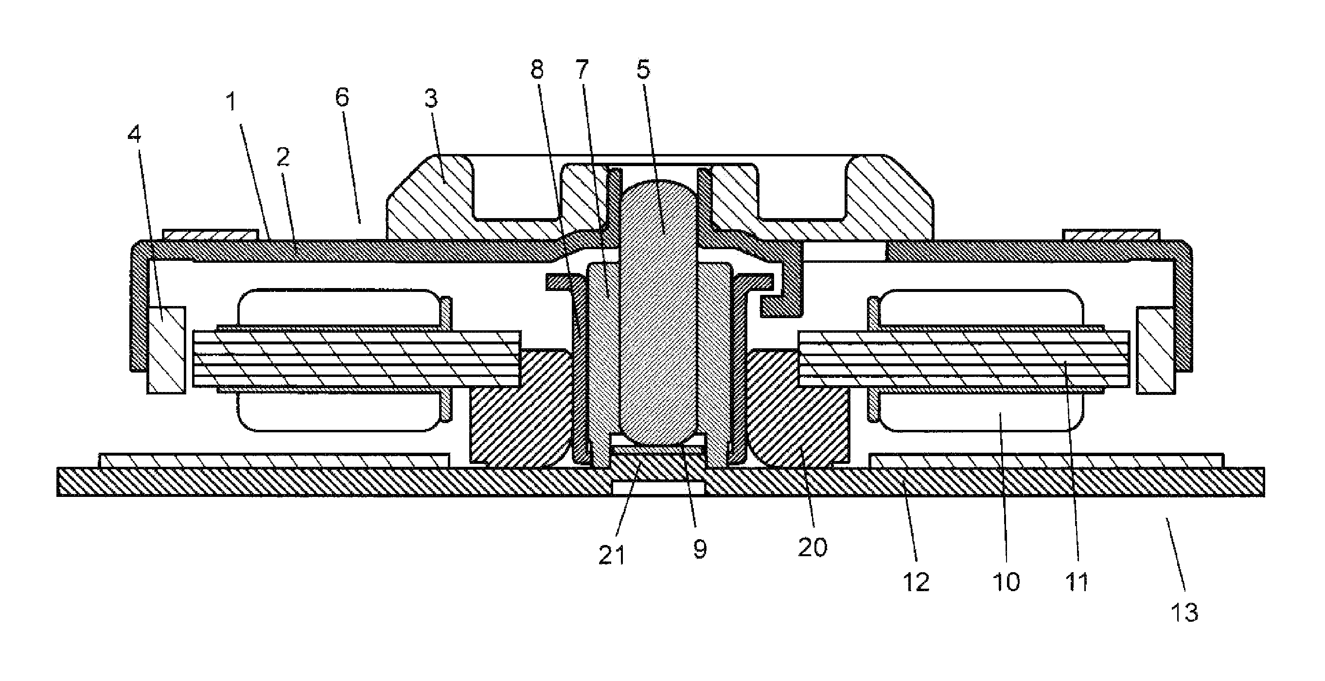 Disk-rotating motor and disk-driving device