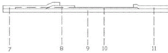 Immunocolloidal-gold detection card for kitasamycin and preparation method thereof