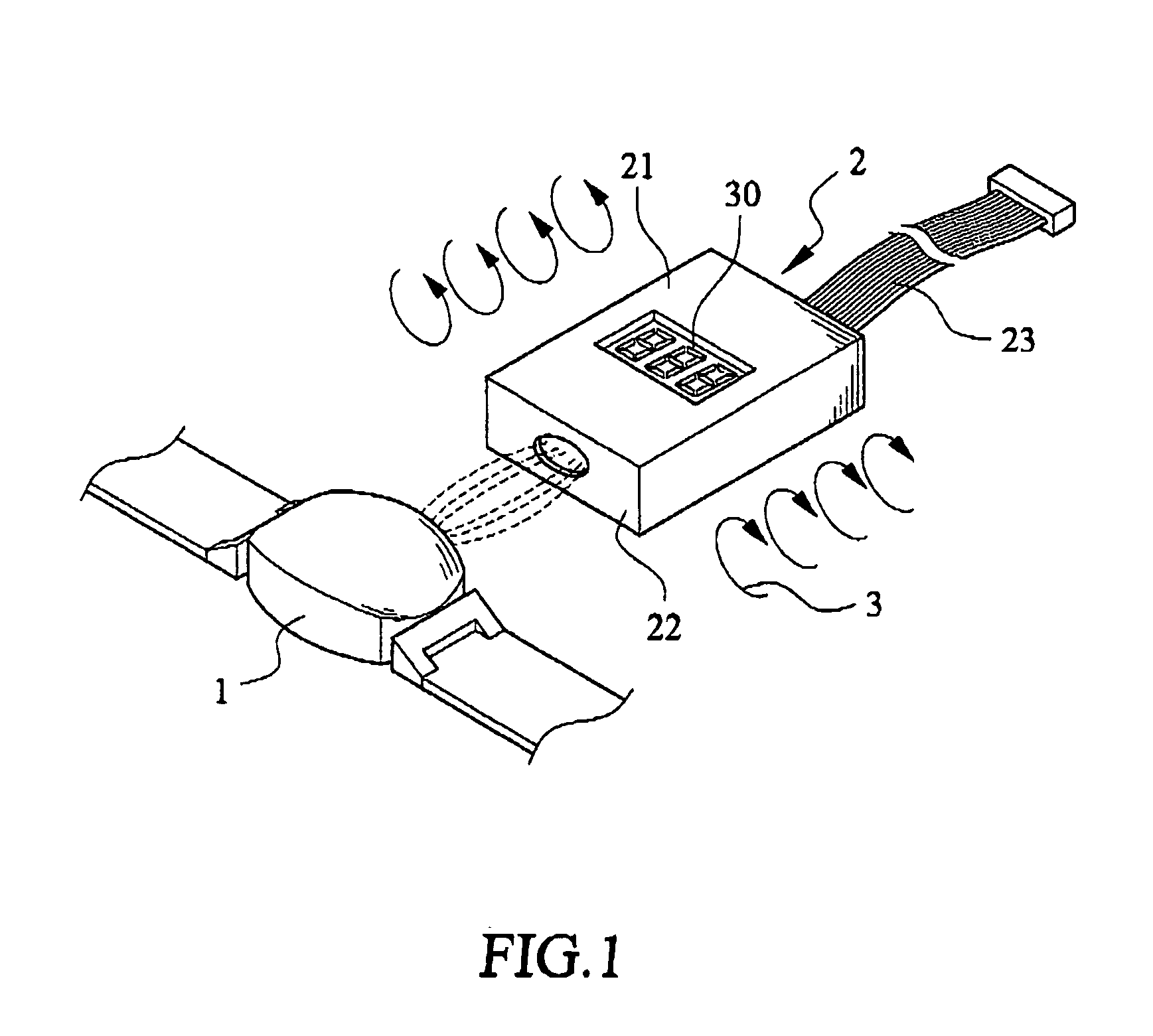 Wireless heartbeat signal receiving module with anti-electromagnetic shielding
