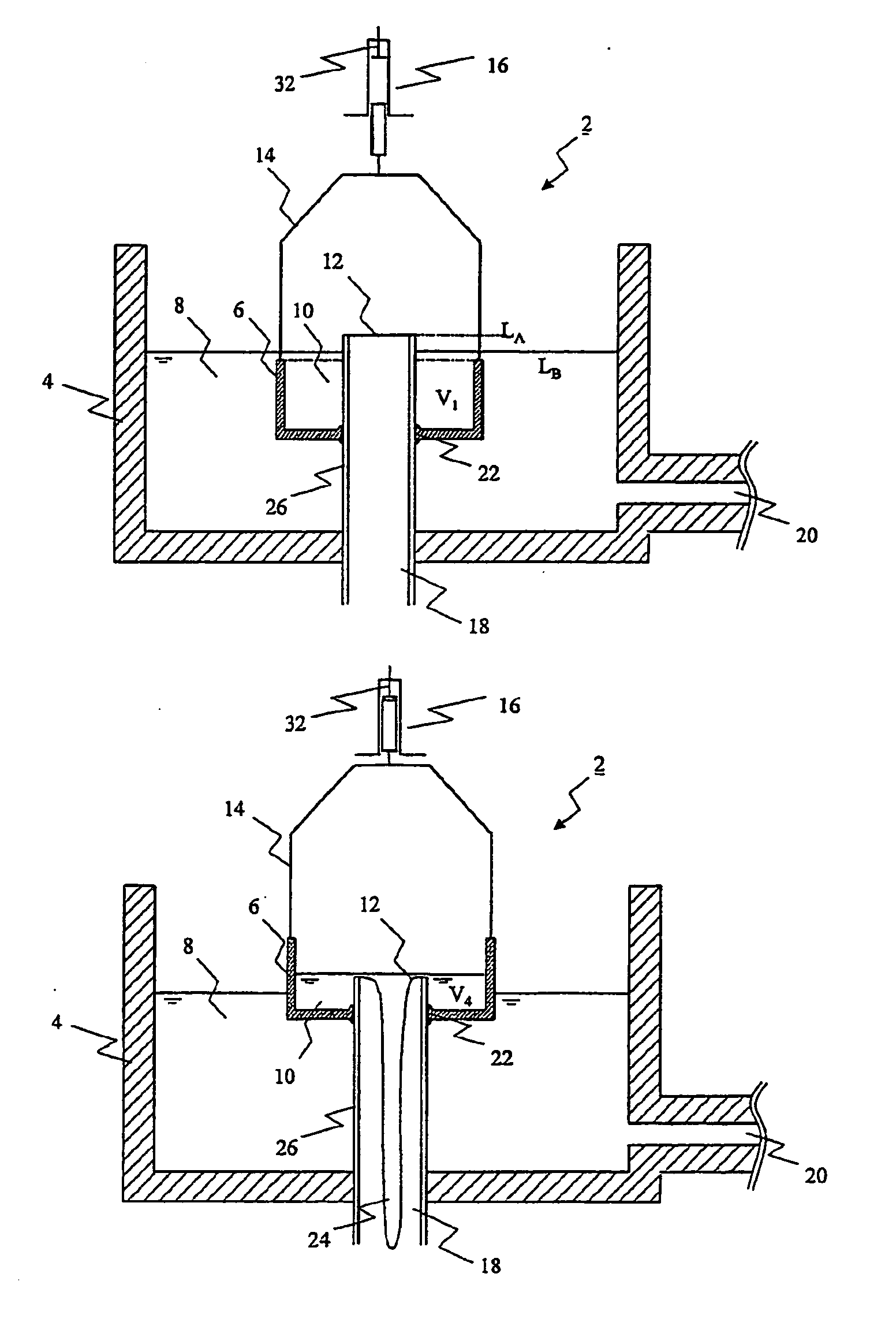 Tapping and pouring system for molten metals