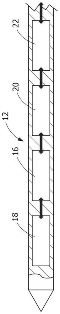 Wireless energy-harvesting sensor probe