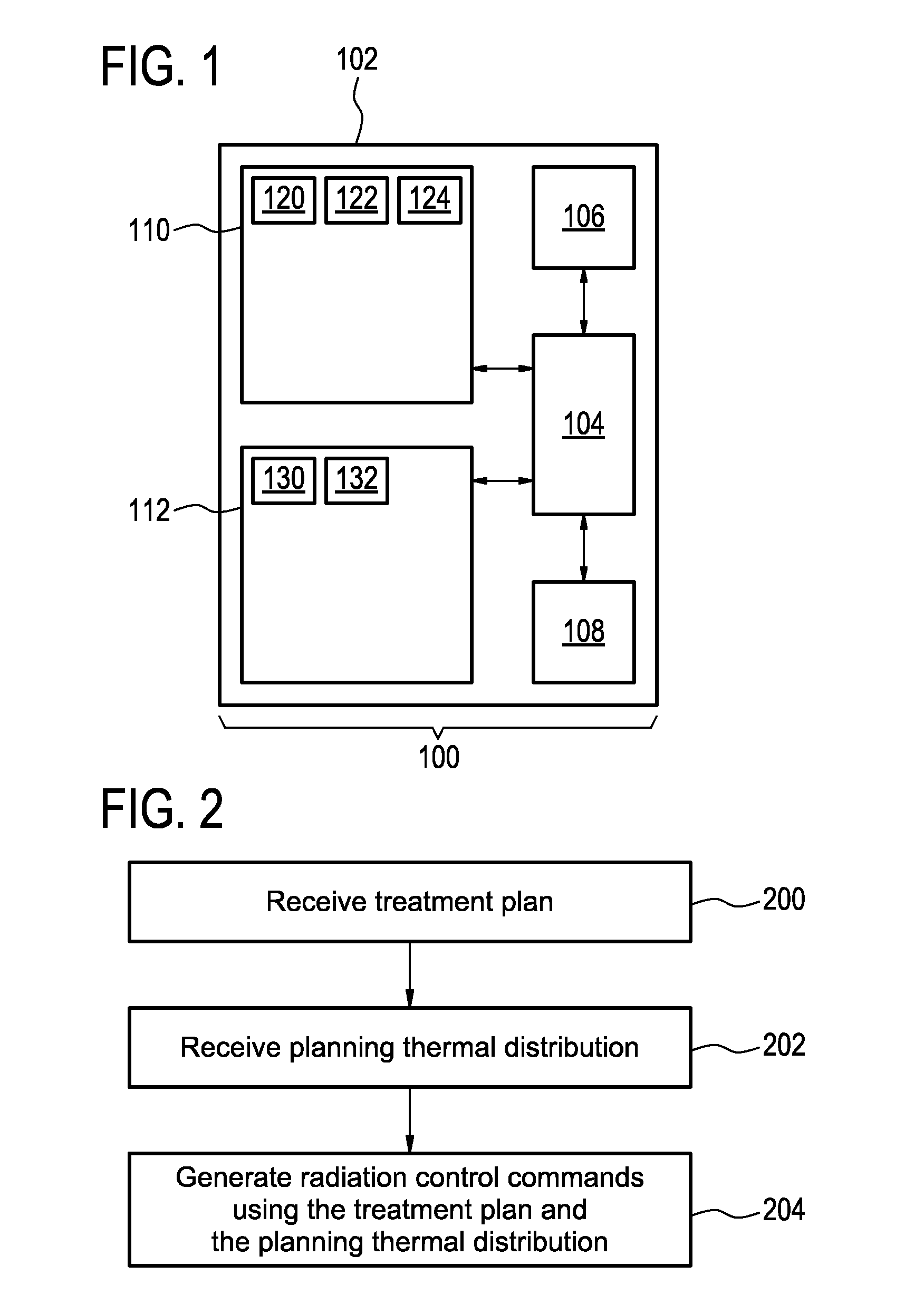 Medical apparatus for radiotherapy and ultrasound heating