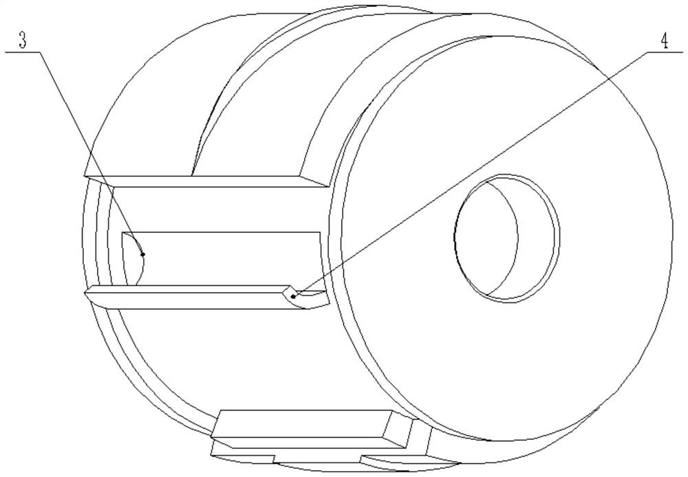 Circumferential feeding device for cross wedge rolling