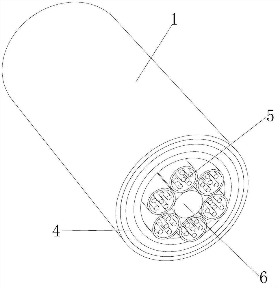 Protection device for 5G communication optical cable