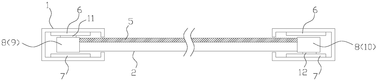 Solar energy storage-type straight-strip electric louver