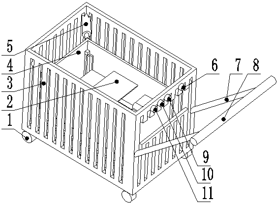 An assembled intelligent children's car and its assembly method