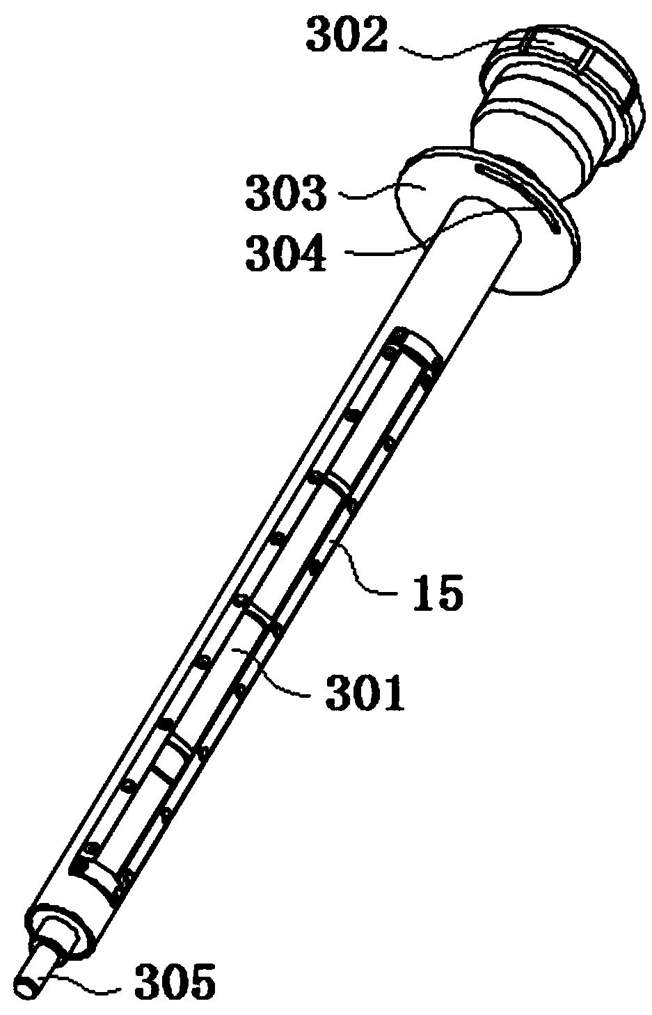 Croissant negative pressure initiation roll-up device