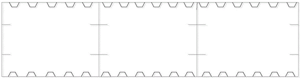 Temporary reinforcement method for transverse partitioning construction of steel box girder bridge