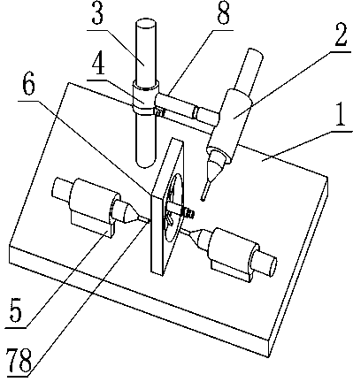 Internal screw thread processing mechanism