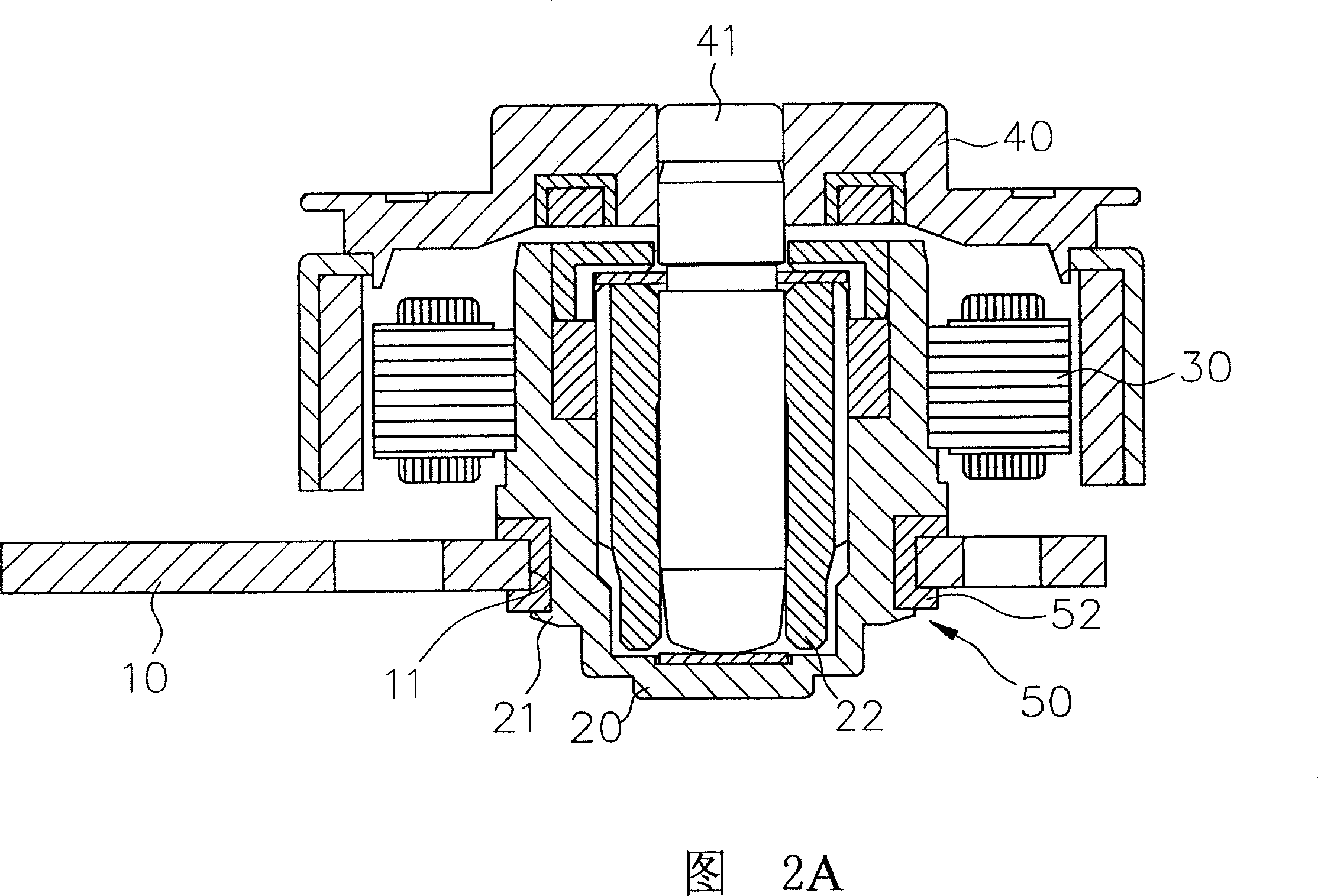 Anti-vibration structure for motor