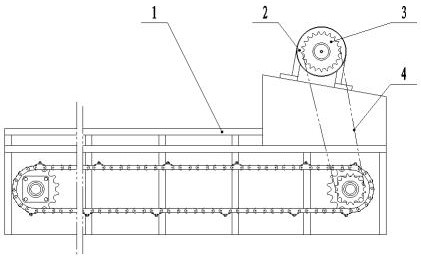 Combined conveying device