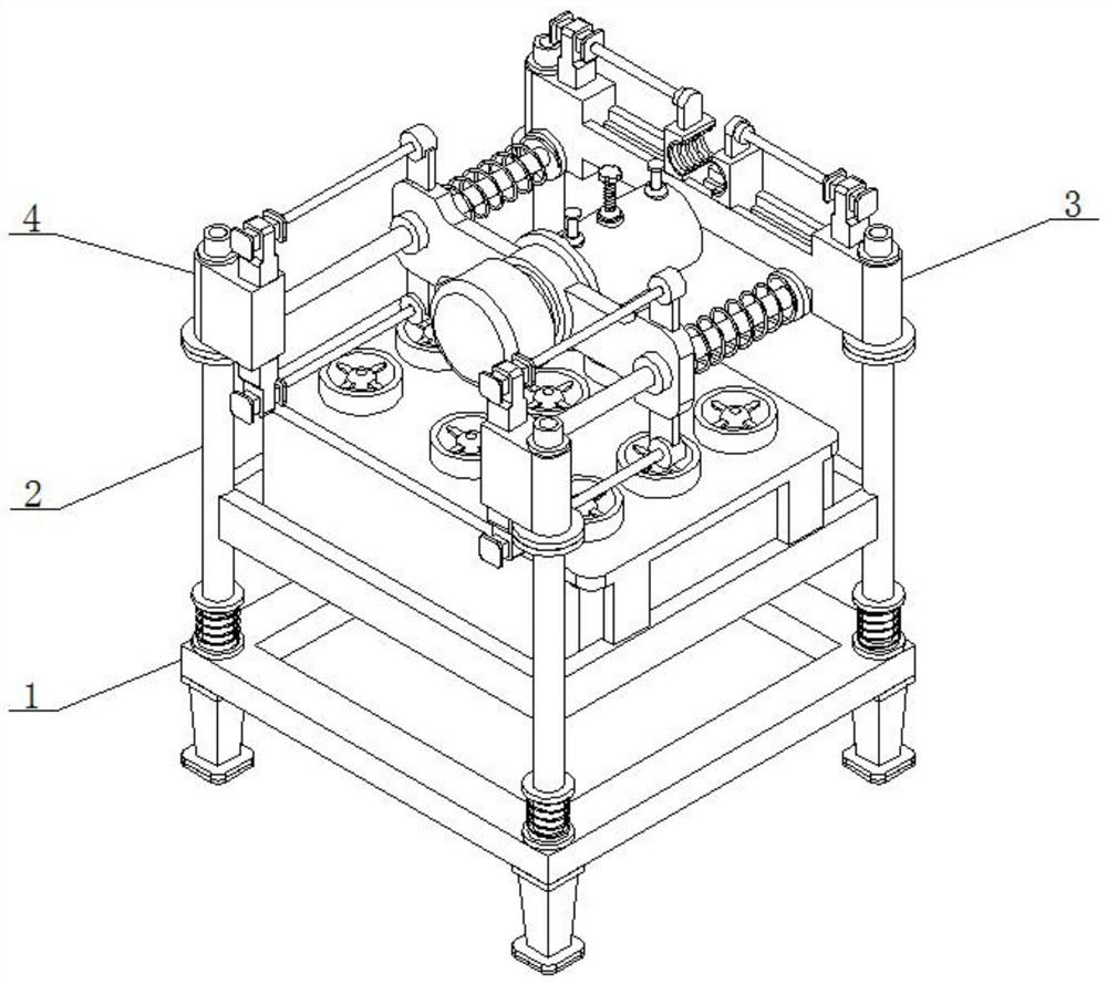 A device for producing high-strength, high-toughness, high-wear-resistance cemented carbide glass cutter drilling tools