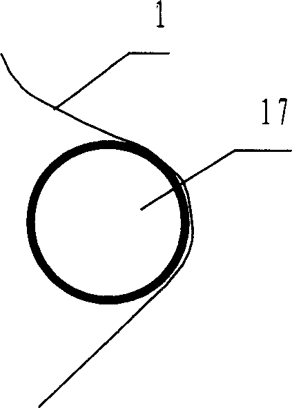 Core-spun yarn spinning device