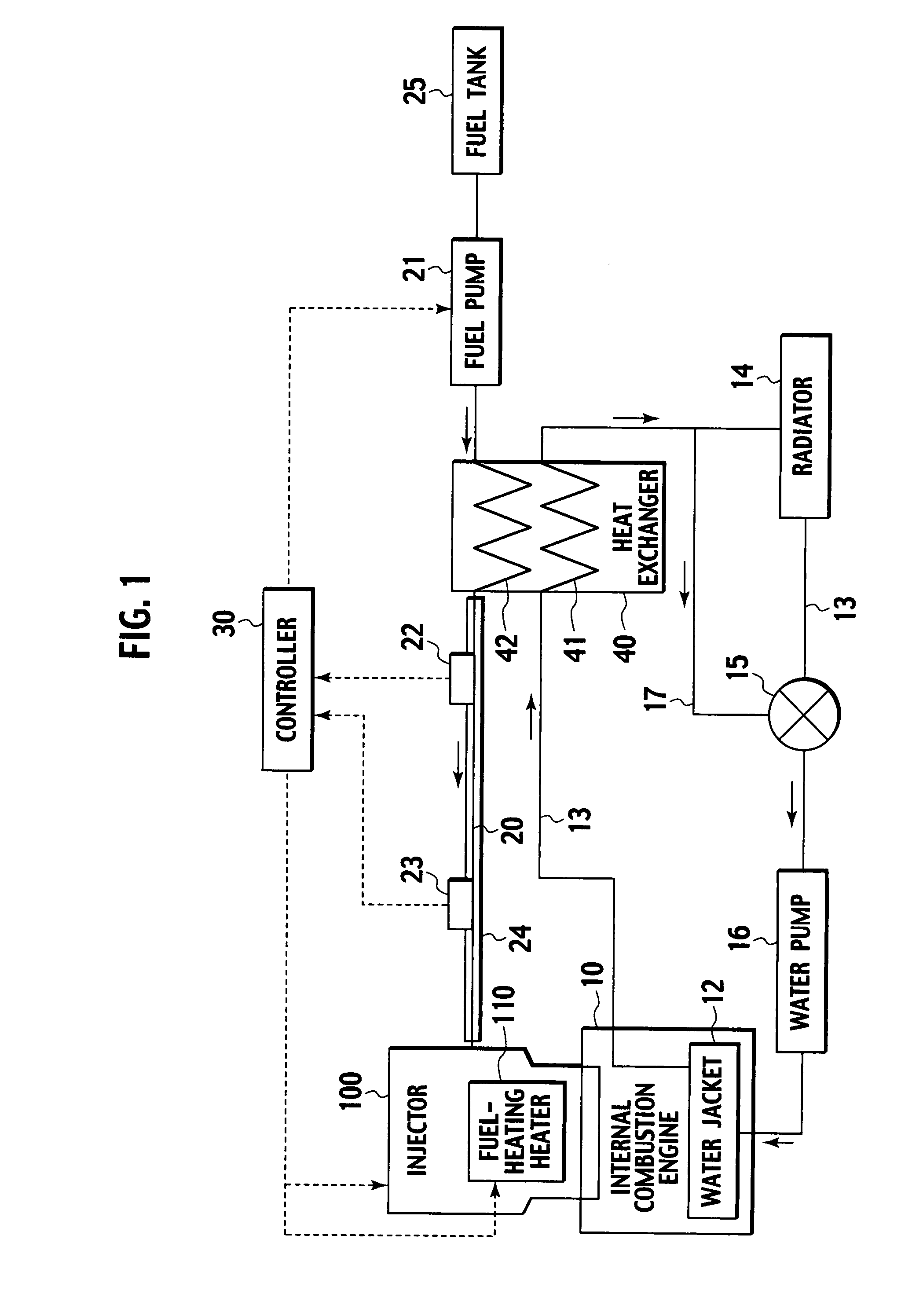 Fuel injection system of internal combustion engine, and fuel injection method of the internal combustion engine
