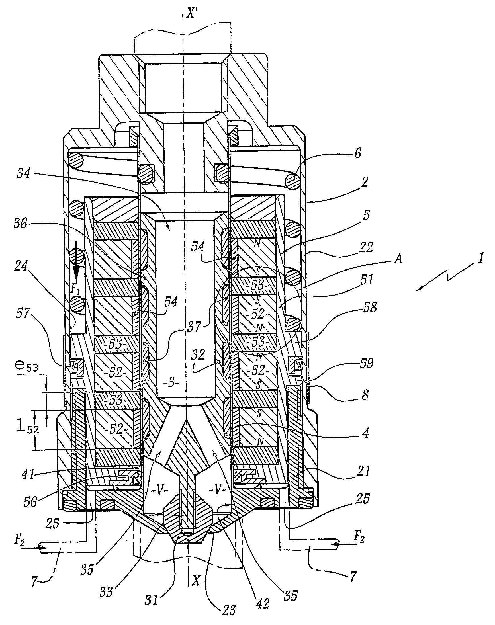 Magnetically-coupled valve