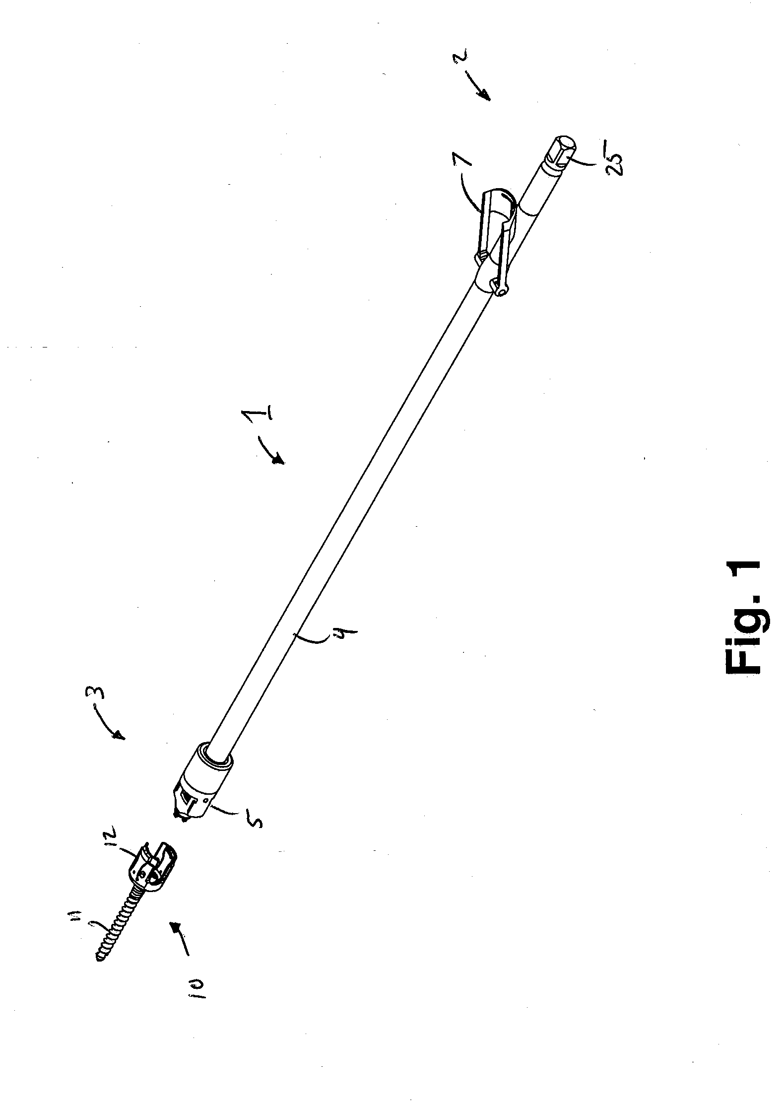 Insertion Instrument for a Spinal Fixation System