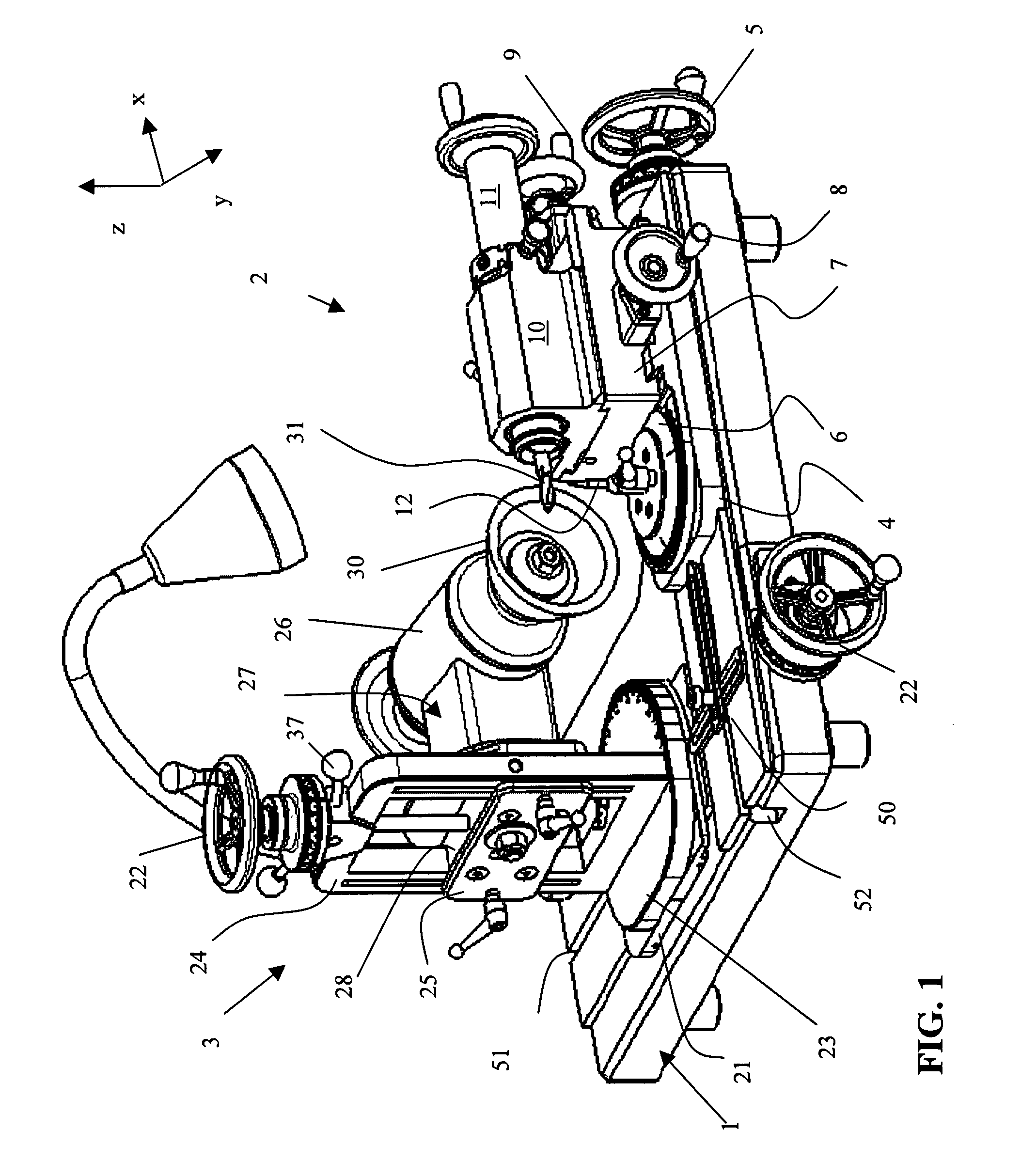 Benchtop end mill grinding center