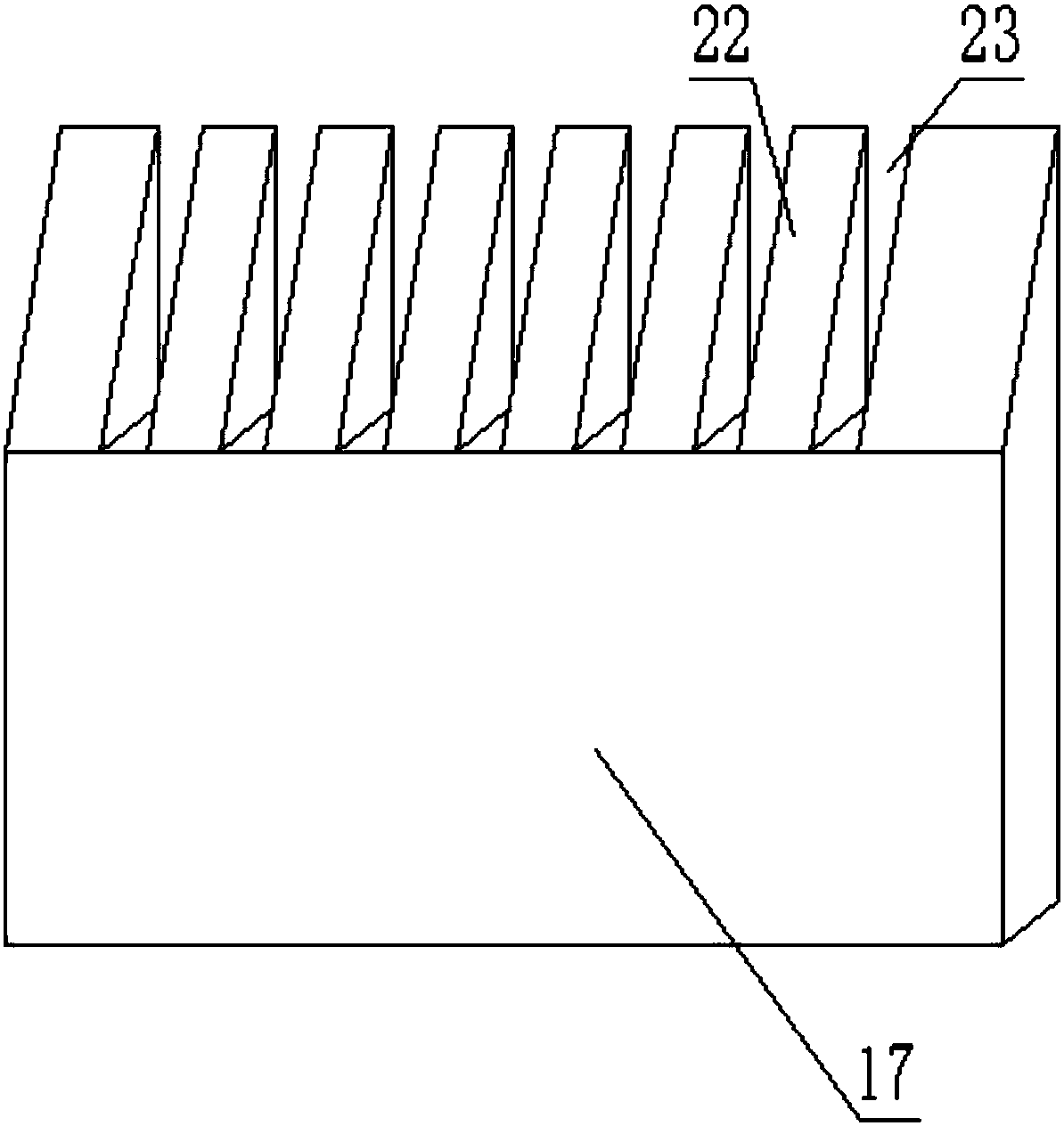 Visitor sole cleaning device