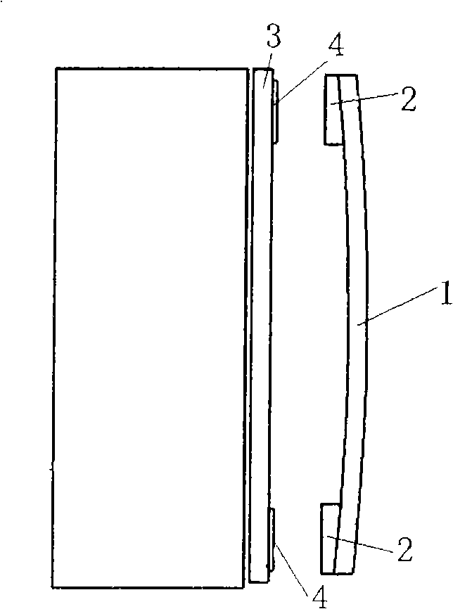 Improved handle assembly method and assembly structure