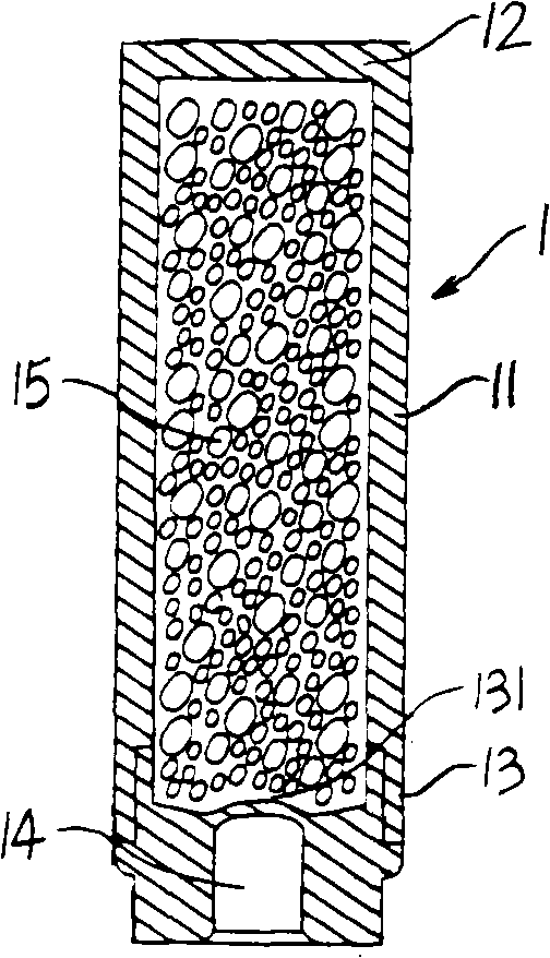 Ink store device for marking instrument and marking instrument