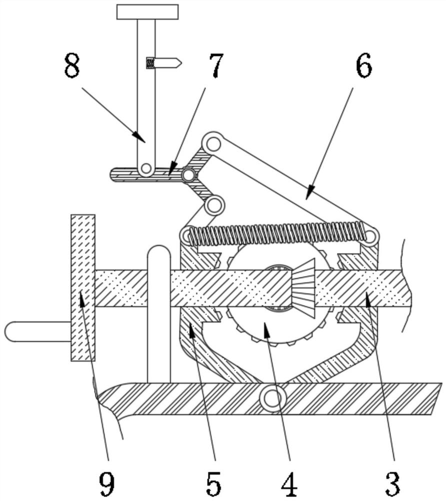 High-safety locking device capable of achieving hydraulic crusher maintenance conveniently