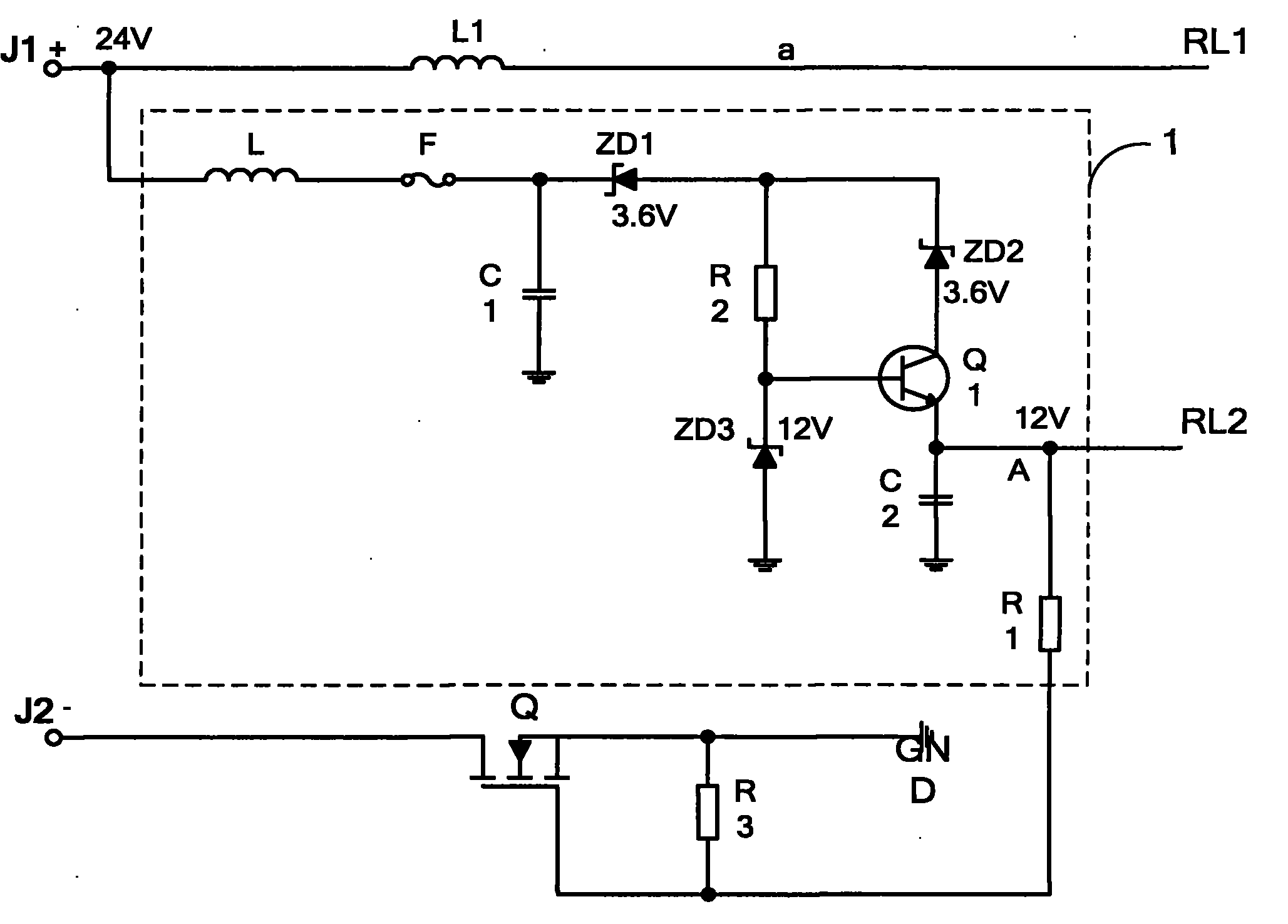 Circuit for preventing reverse connection of power supply and lamp