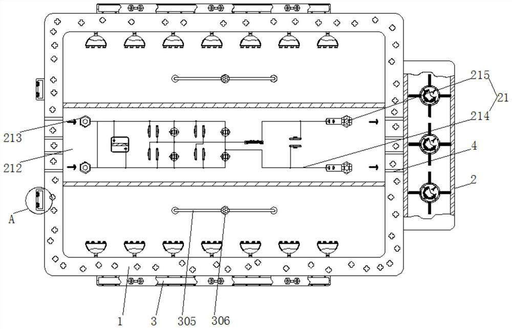 Three-phase inverter conversion device based on LCL filter