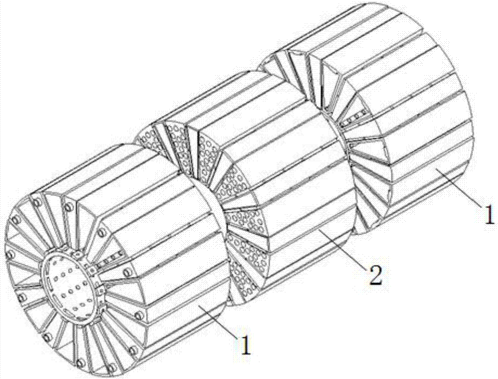 Automobile exhaust waste heat recycling device