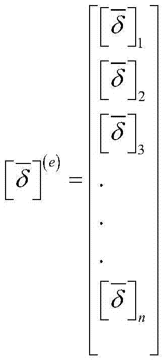 Stress calculation method for power transmission tower nonlinear flexible member