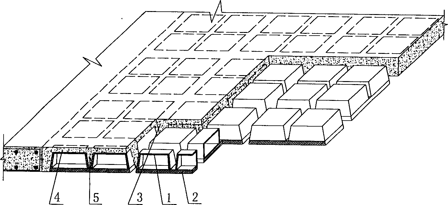 Floor with space structure