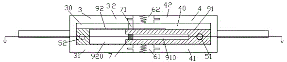 Bridge extension seam cleaning device capable of extending service life