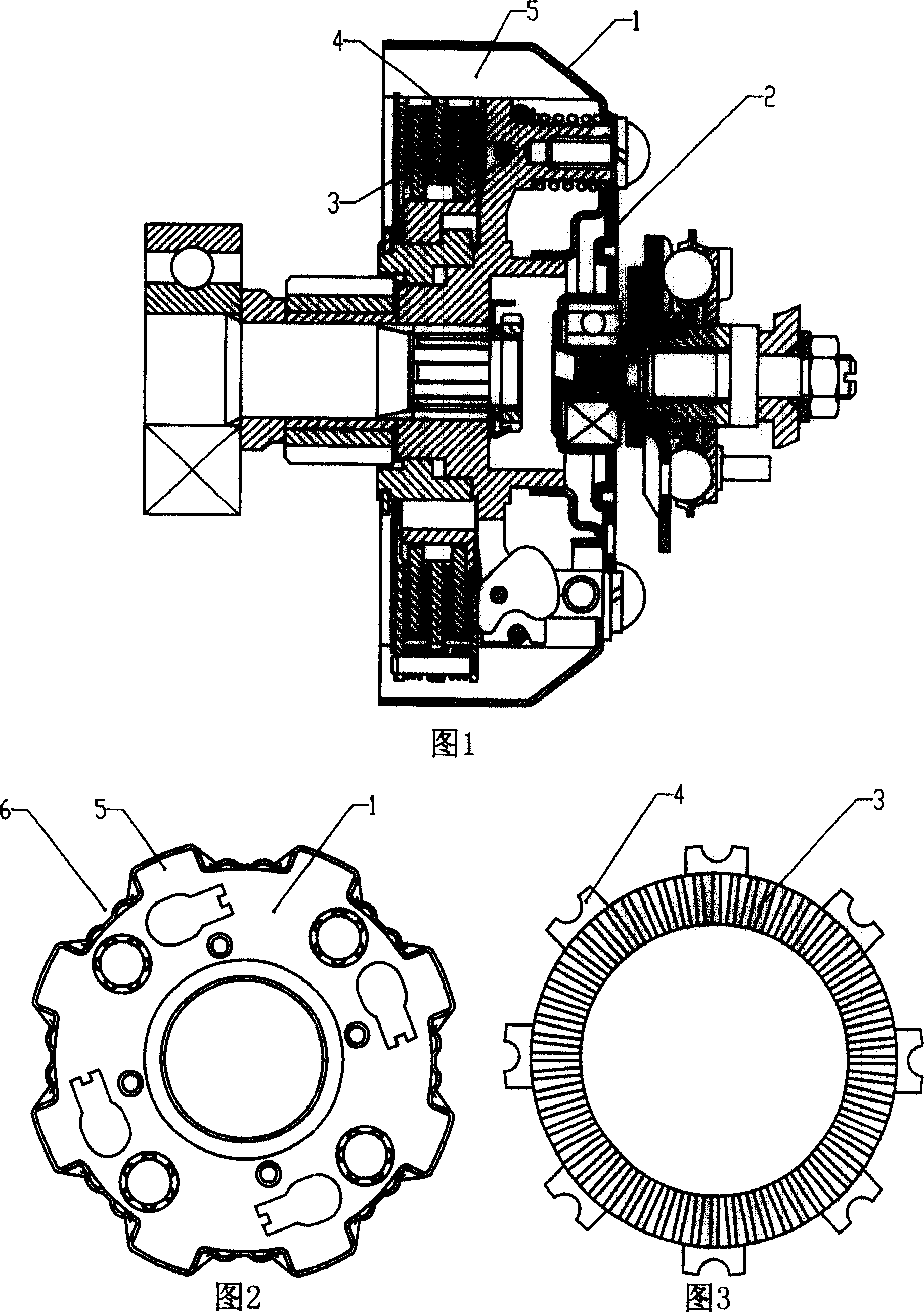 Friction plate clutch