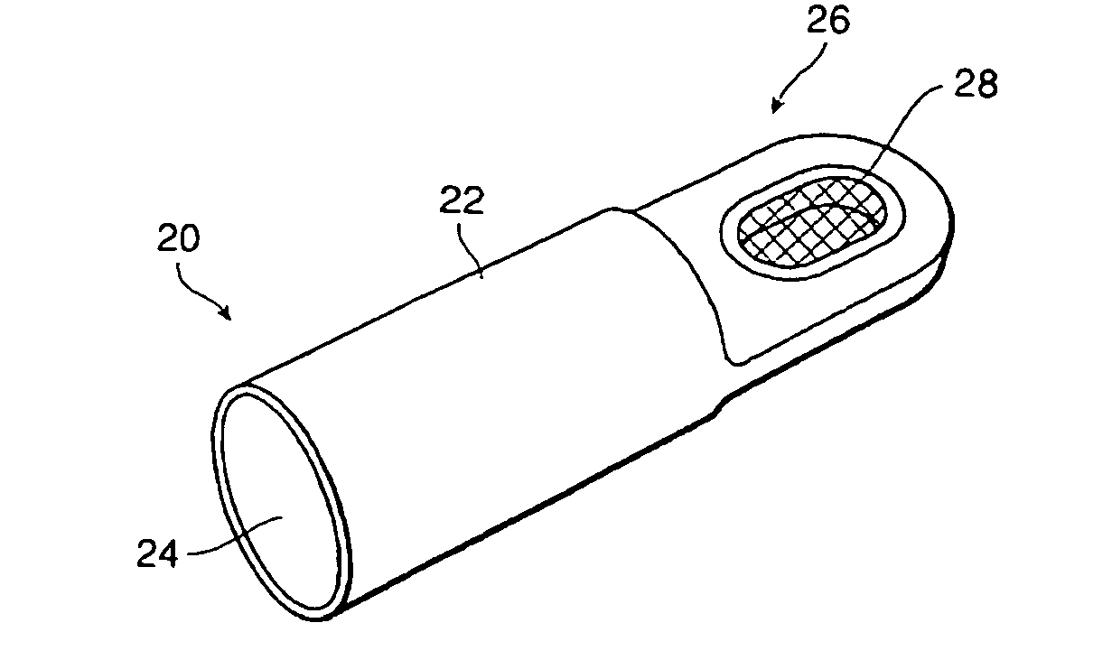 Filament wound strut and method of making same