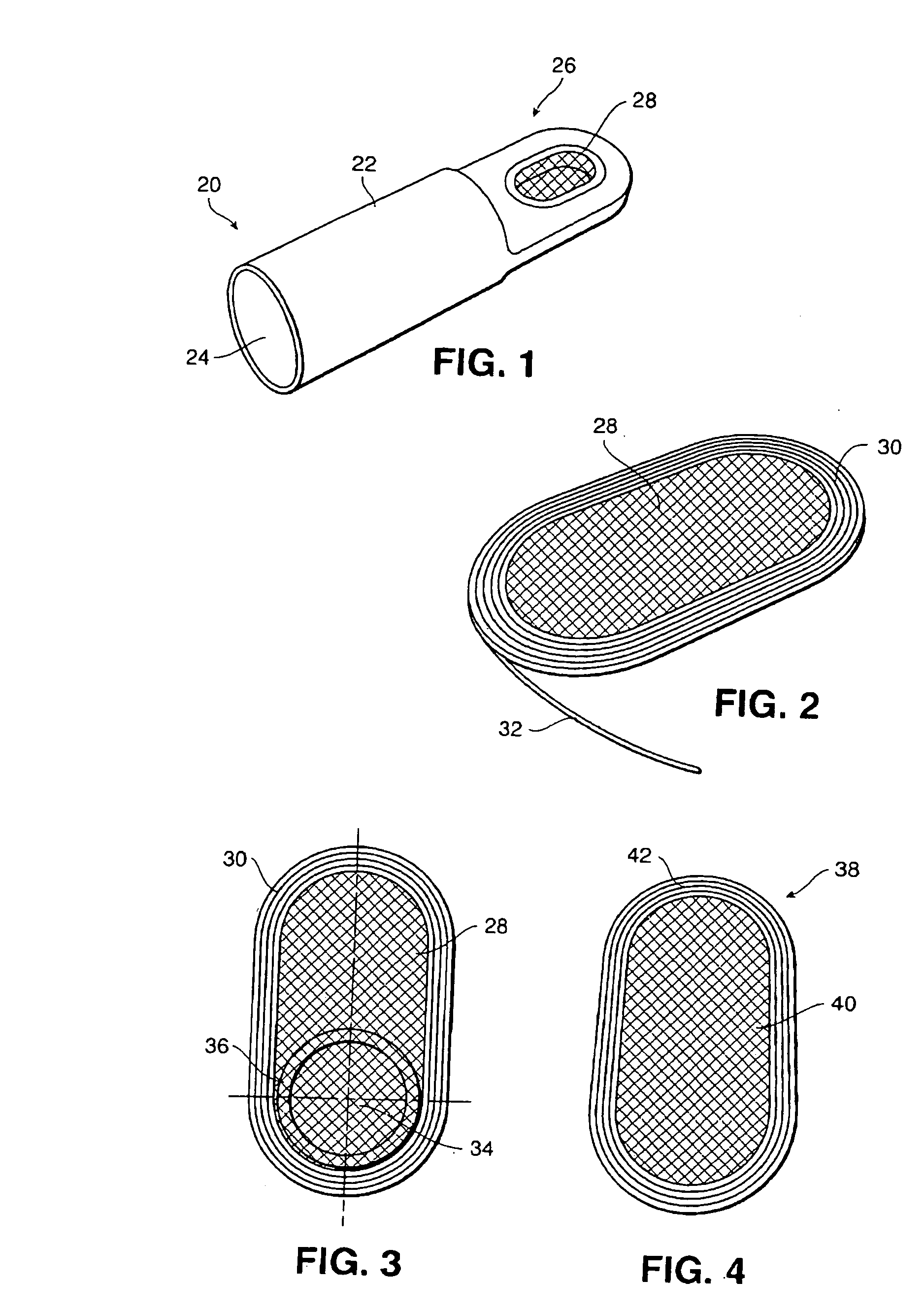 Filament wound strut and method of making same