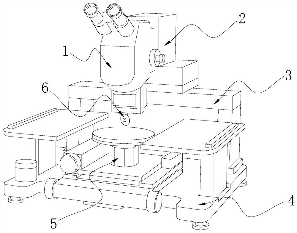 Pneumatic and stable semiconductor wafer cutting device based on the principle of magnetic pole boosting