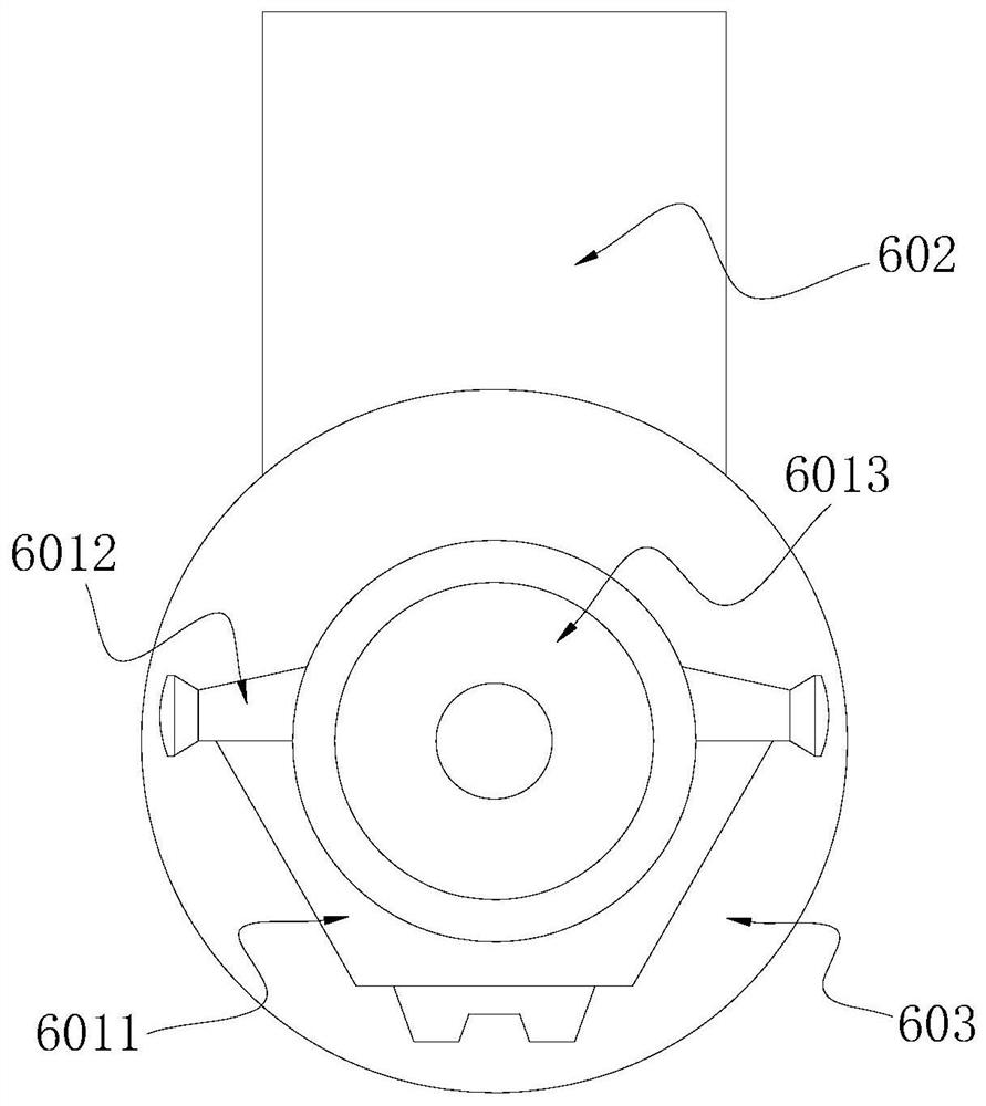 Pneumatic and stable semiconductor wafer cutting device based on the principle of magnetic pole boosting