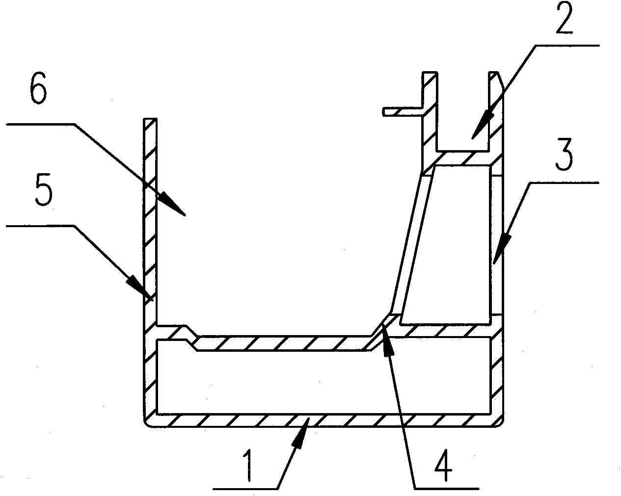 Profile for forming solar photovoltaic component border