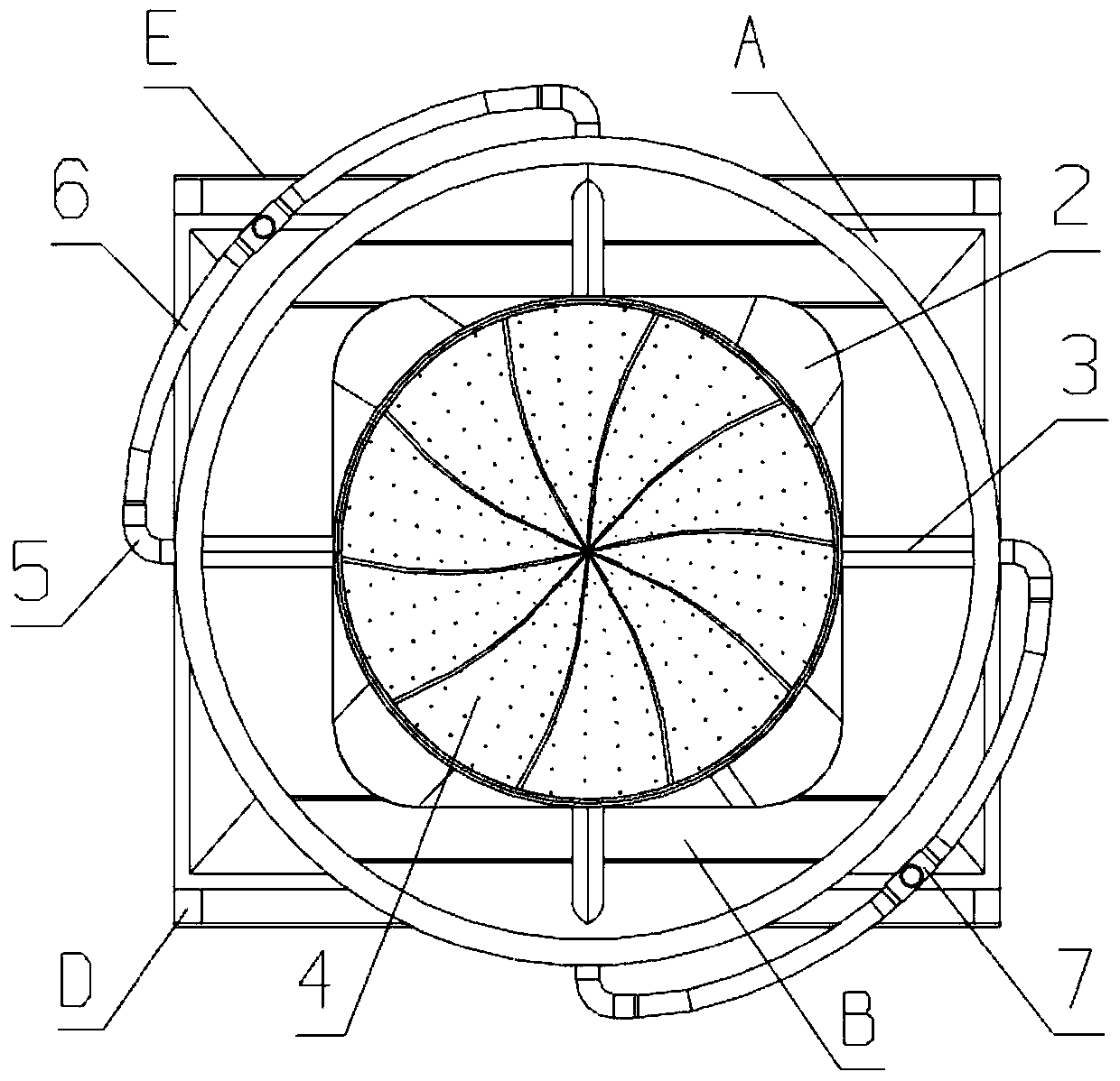 A binary plug nozzle plug center body cooling structure