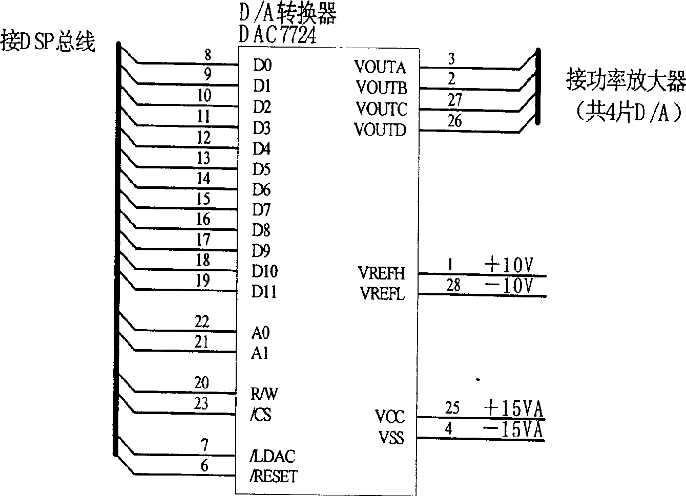 Magnetic suspension bearing monitoring-controlling integrating device