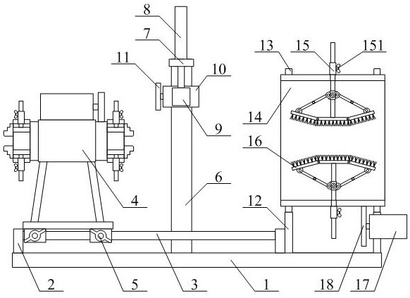 A multifunctional processing device for precision metal structural parts