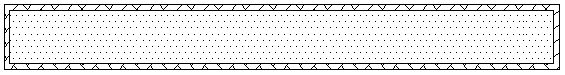 One-time eroding-before-plating metal frame subtraction embedded chip normally-arranged flat foot structure and technological method